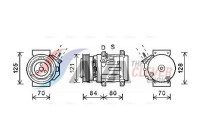 Compressor, air conditioning