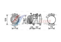 Compressor, air conditioning