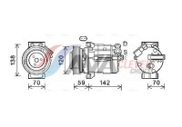 Compressor, air conditioning