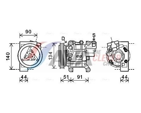 Compressor, air conditioning