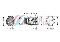 Compressor, air conditioning