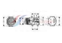 Compressor, air conditioning