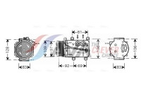 Compressor, air conditioning