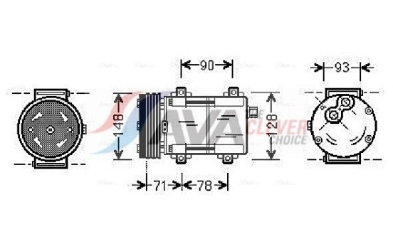 Compressor, air conditioning