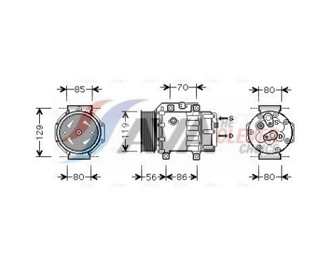 Compressor, air conditioning
