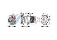 Compressor, air conditioning