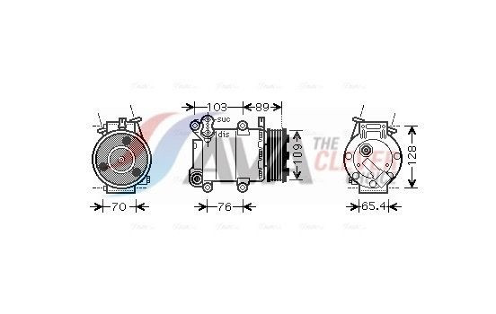 Compressor, air conditioning