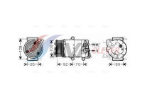 Compressor, air conditioning