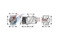 Compressor, air conditioning