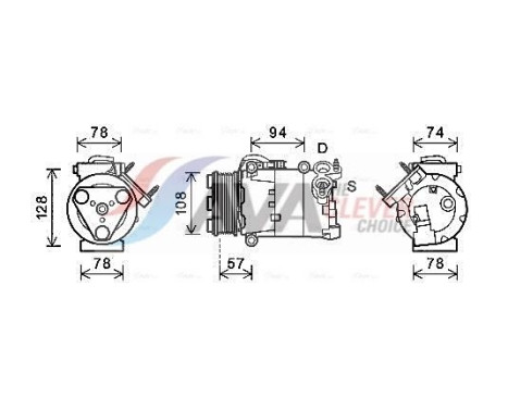 Compressor, air conditioning
