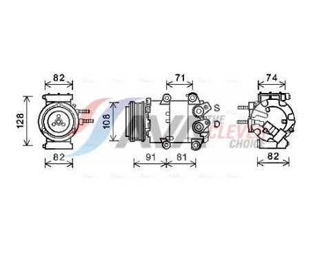 Compressor, air conditioning