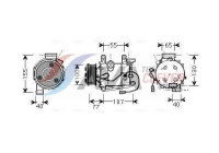 Compressor, air conditioning