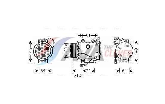 Compressor, air conditioning