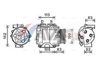 Compressor, air conditioning