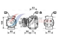 Compressor, air conditioning