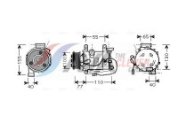 Compressor, air conditioning
