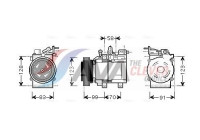 Compressor, air conditioning