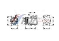 Compressor, air conditioning