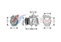 Compressor, air conditioning