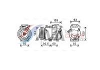 Compressor, air conditioning