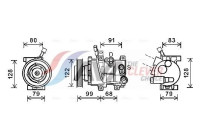 Compressor, air conditioning