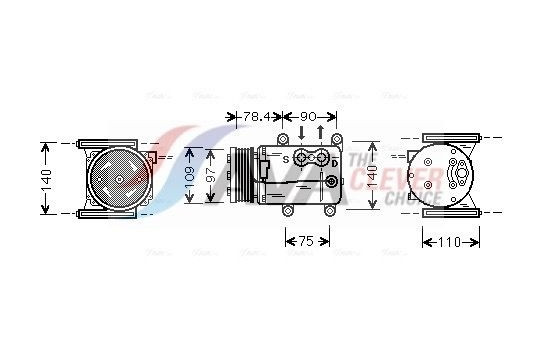 Compressor, air conditioning