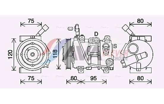 Compressor, air conditioning