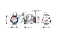 Compressor, air conditioning