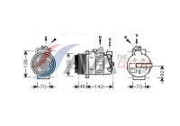 Compressor, air conditioning