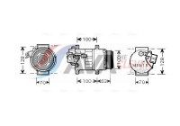 Compressor, air conditioning