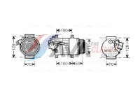 Compressor, air conditioning