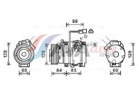 Compressor, air conditioning