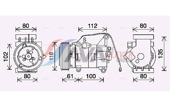 Compressor, air conditioning