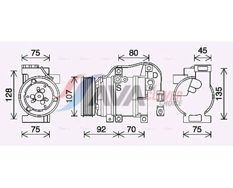 Compressor, air conditioning
