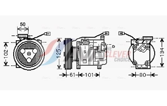 Compressor, air conditioning