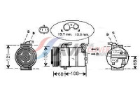 Compressor, air conditioning