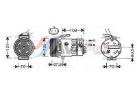 Compressor, air conditioning