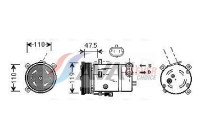 Compressor, air conditioning