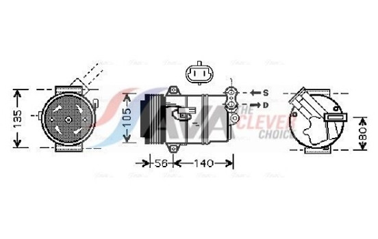 Compressor, air conditioning