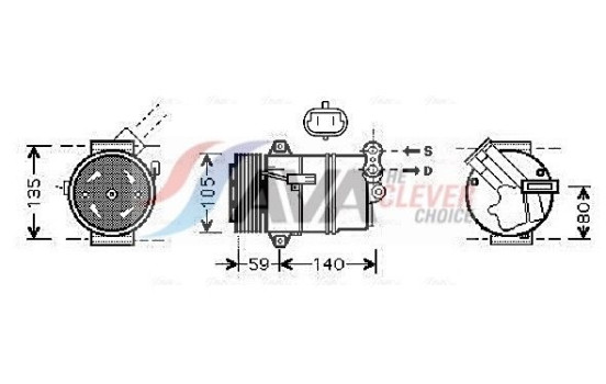 Compressor, air conditioning