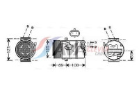 Compressor, air conditioning