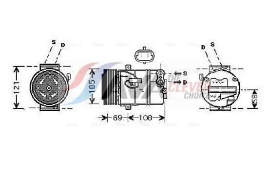 Compressor, air conditioning