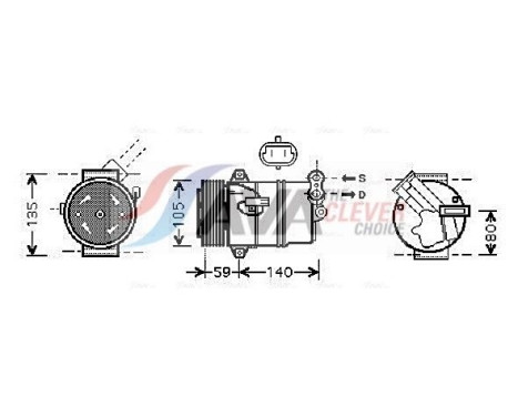 Compressor, air conditioning