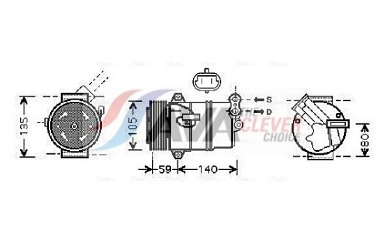 Compressor, air conditioning