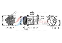 Compressor, air conditioning