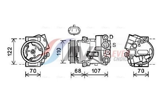 Compressor, air conditioning