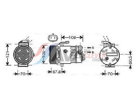 Compressor, air conditioning