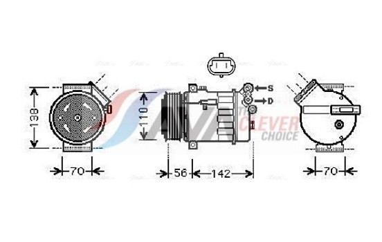 Compressor, air conditioning