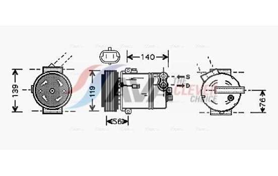 Compressor, air conditioning