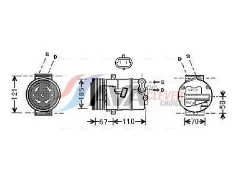Compressor, air conditioning